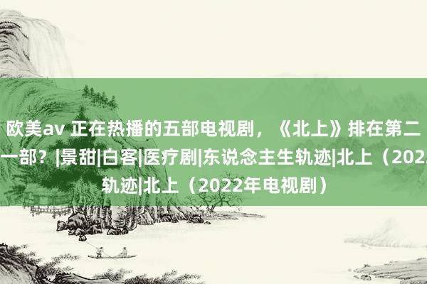 欧美av 正在热播的五部电视剧，《北上》排在第二，你在追哪一部？|景甜|白客|医疗剧|东说念主生轨迹|北上（2022年电视剧）